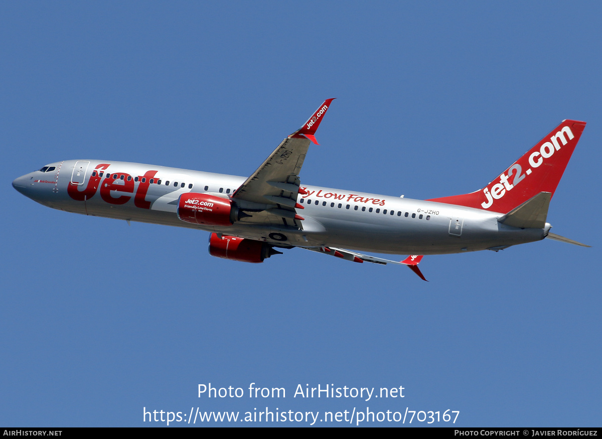 Aircraft Photo of G-JZHO | Boeing 737-800 | Jet2 | AirHistory.net #703167
