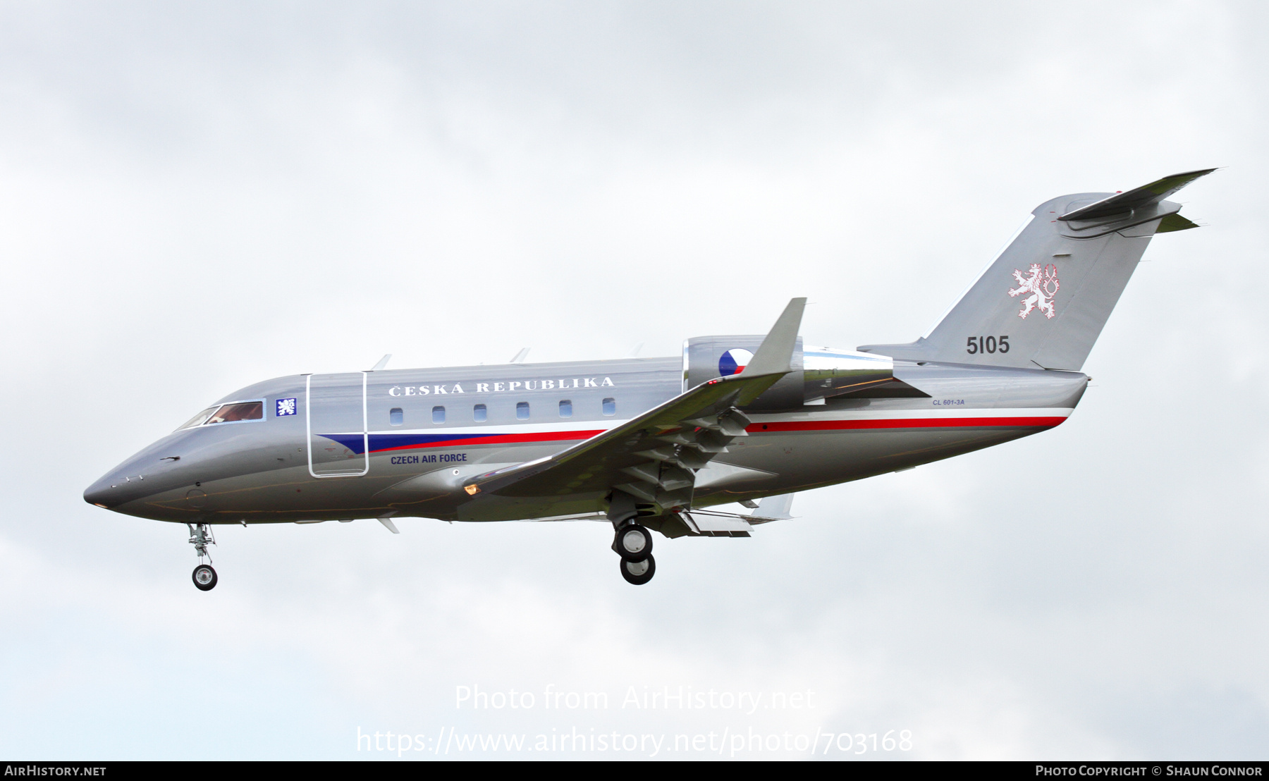 Aircraft Photo of 5105 | Canadair Challenger 601-3A (CL-600-2B16) | Czechia - Air Force | AirHistory.net #703168