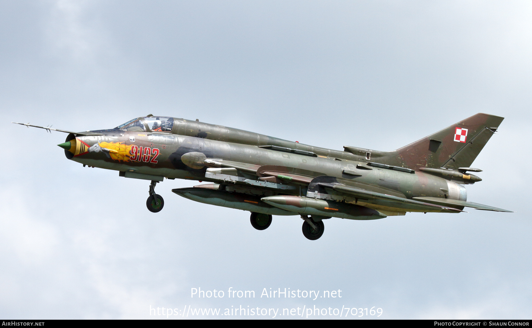 Aircraft Photo of 9102 | Sukhoi Su-22M4 | Poland - Air Force | AirHistory.net #703169