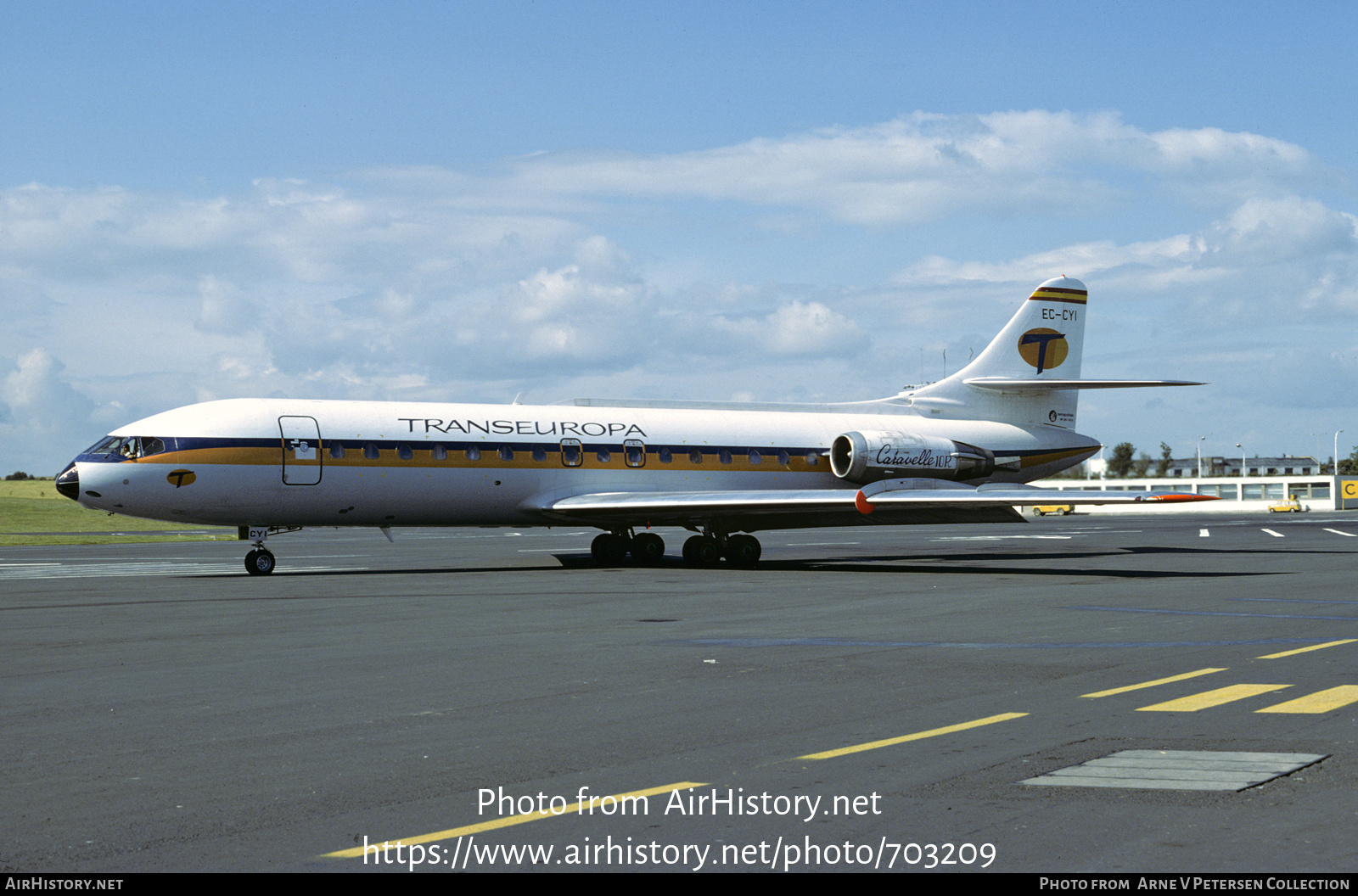 Aircraft Photo of EC-CYI | Sud SE-210 Caravelle 10B1R | Trans Europa | AirHistory.net #703209