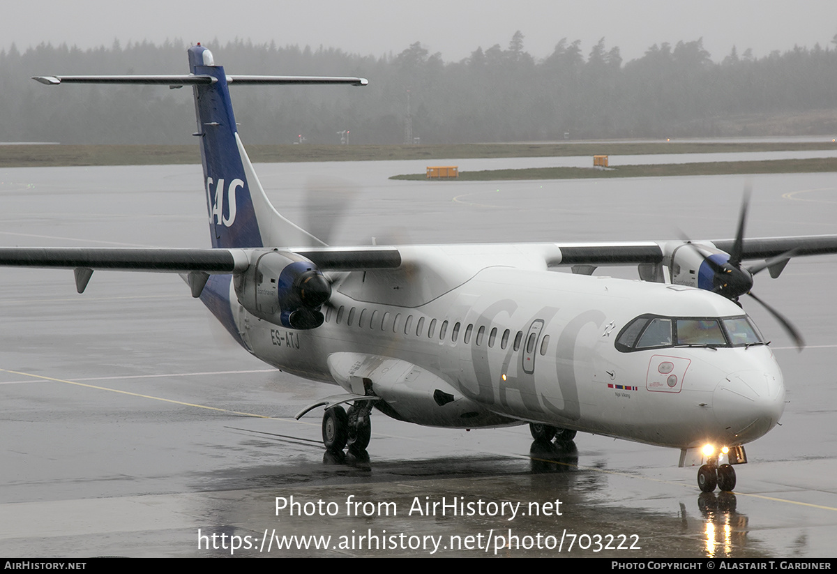 Aircraft Photo of ES-ATJ | ATR ATR-72-600 (ATR-72-212A) | Scandinavian Airlines - SAS | AirHistory.net #703222
