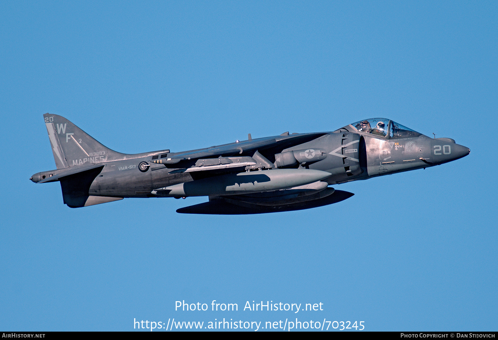 Aircraft Photo of 163883 | McDonnell Douglas AV-8B Harrier II | USA - Marines | AirHistory.net #703245