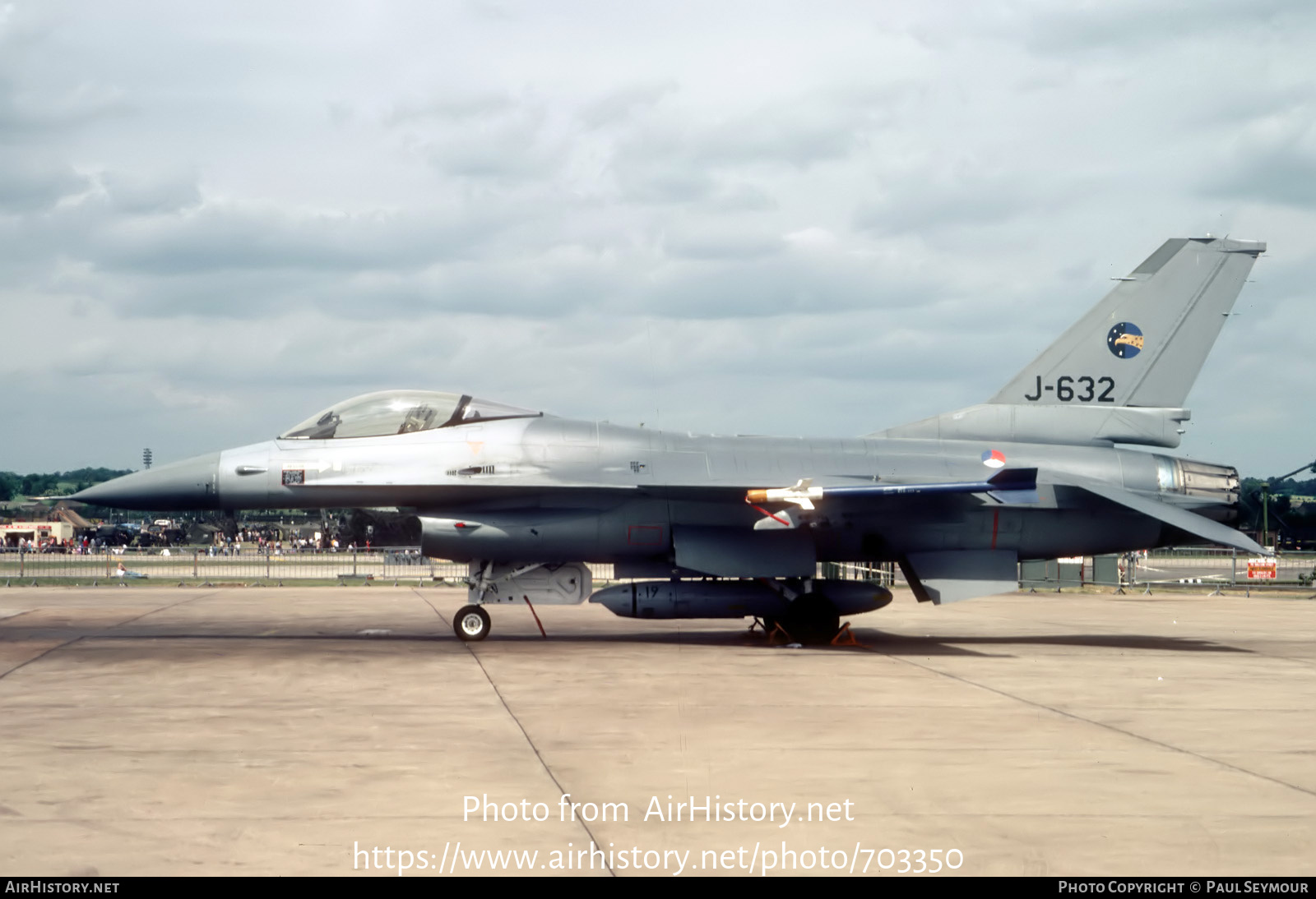 Aircraft Photo of J-632 | General Dynamics F-16A(R) Fighting Falcon | Netherlands - Air Force | AirHistory.net #703350