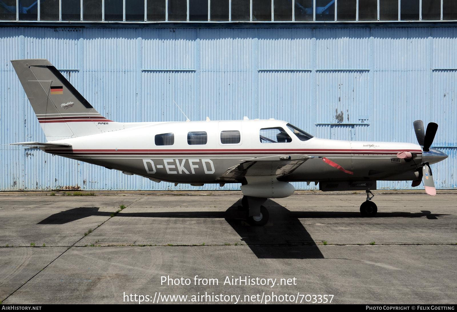 Aircraft Photo of D-EKFD | Piper PA-46-350P Malibu Mirage/Jetprop DLX | AirHistory.net #703357