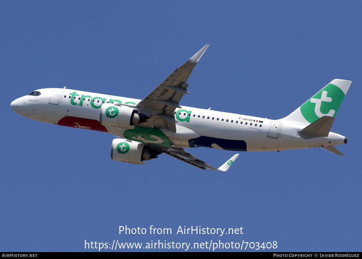 Aircraft Photo of F-HXSB | Airbus A320-252N | Transavia | AirHistory.net #703408