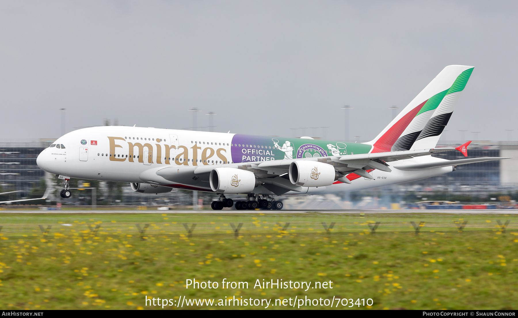 Aircraft Photo of A6-EOE | Airbus A380-861 | Emirates | AirHistory.net #703410