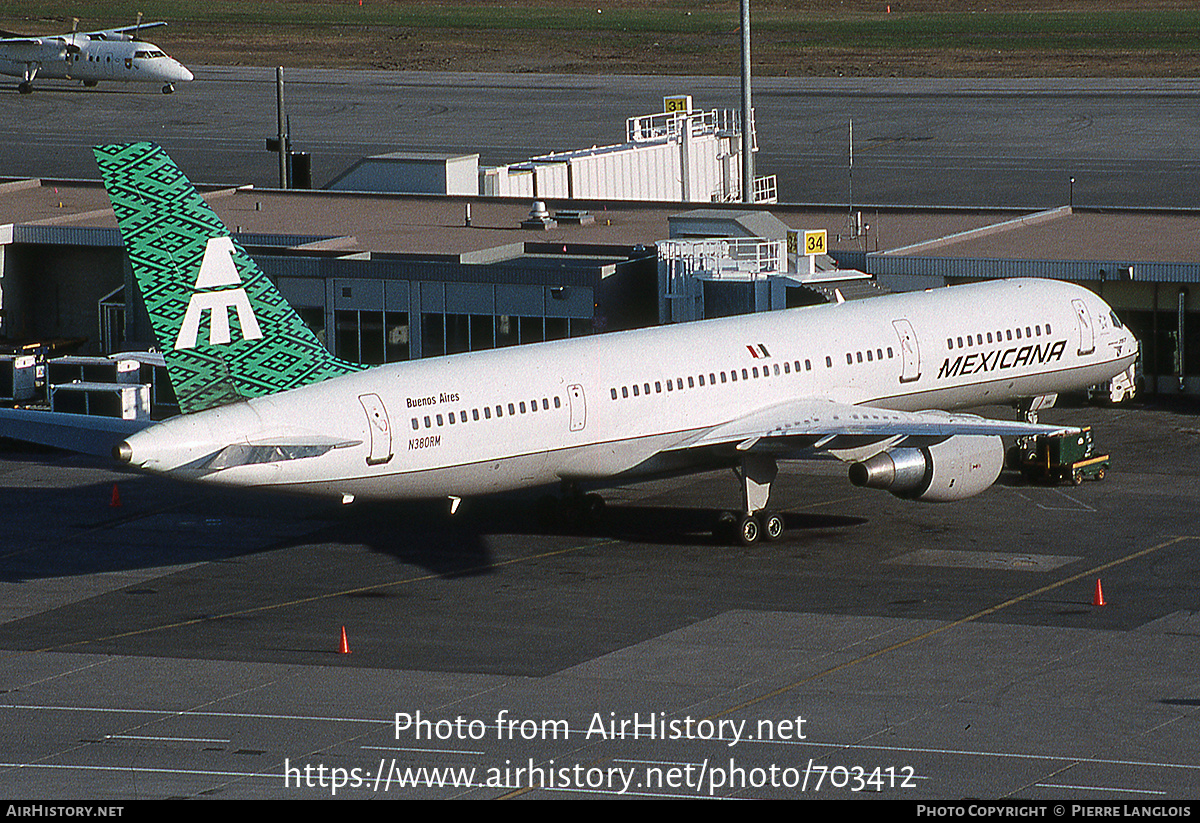 Aircraft Photo of N380RM | Boeing 757-2Q8 | Mexicana | AirHistory.net #703412