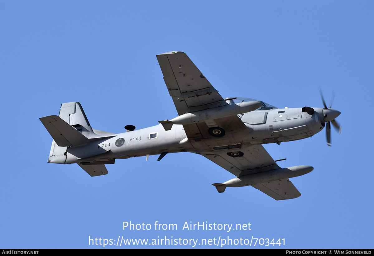 Aircraft Photo of L714 | Embraer A-29B Super Tucano | Lebanon - Air Force | AirHistory.net #703441