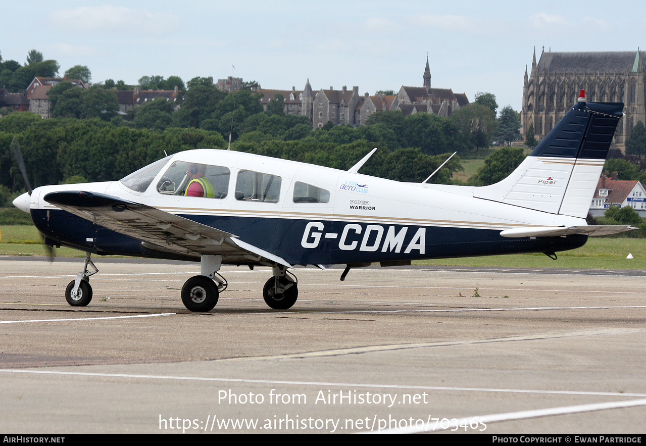 Aircraft Photo of G-CDMA | Piper PA-28-151(mod) Cherokee Warrior | Lydd Aero Club | AirHistory.net #703465