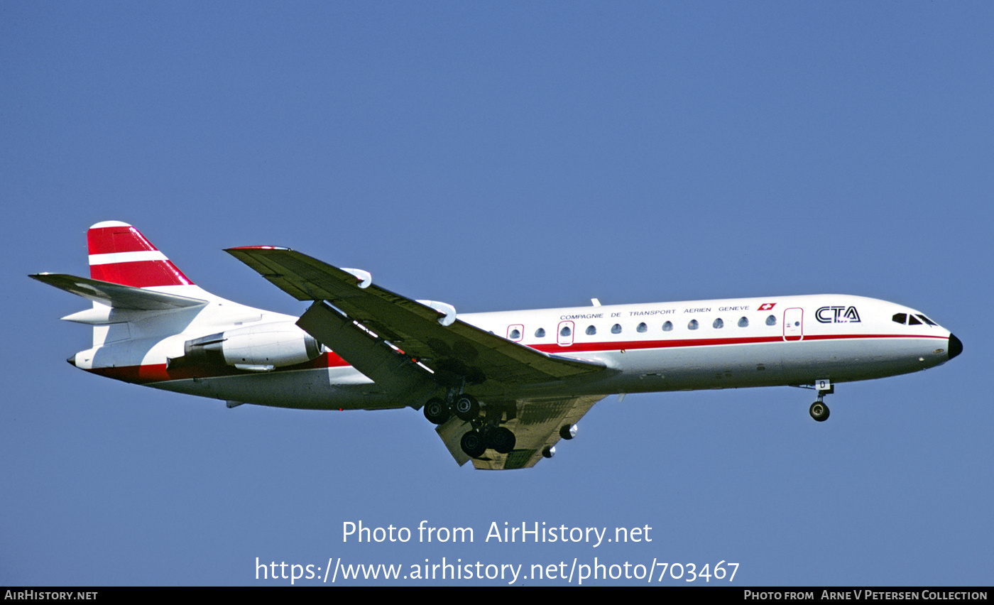 Aircraft Photo of OH-LSD | Sud SE-210 Caravelle 10B3 Super B | CTA - Compagnie de Transport Aérien | AirHistory.net #703467