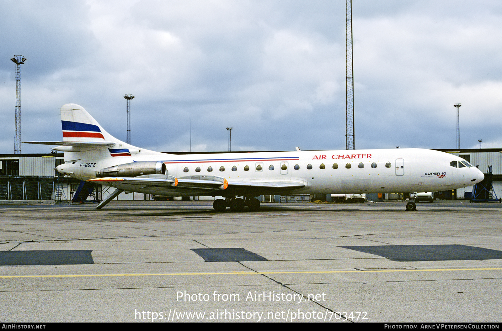 Aircraft Photo of F-GDFZ | Sud SE-210 Caravelle 10B3 Super B | Air Charter | AirHistory.net #703472