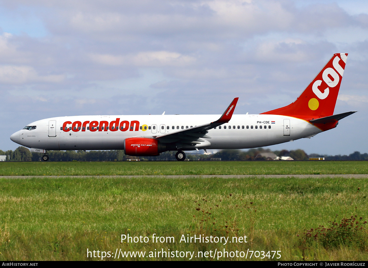 Aircraft Photo of PH-CDE | Boeing 737-8KN | Corendon Dutch Airlines | AirHistory.net #703475