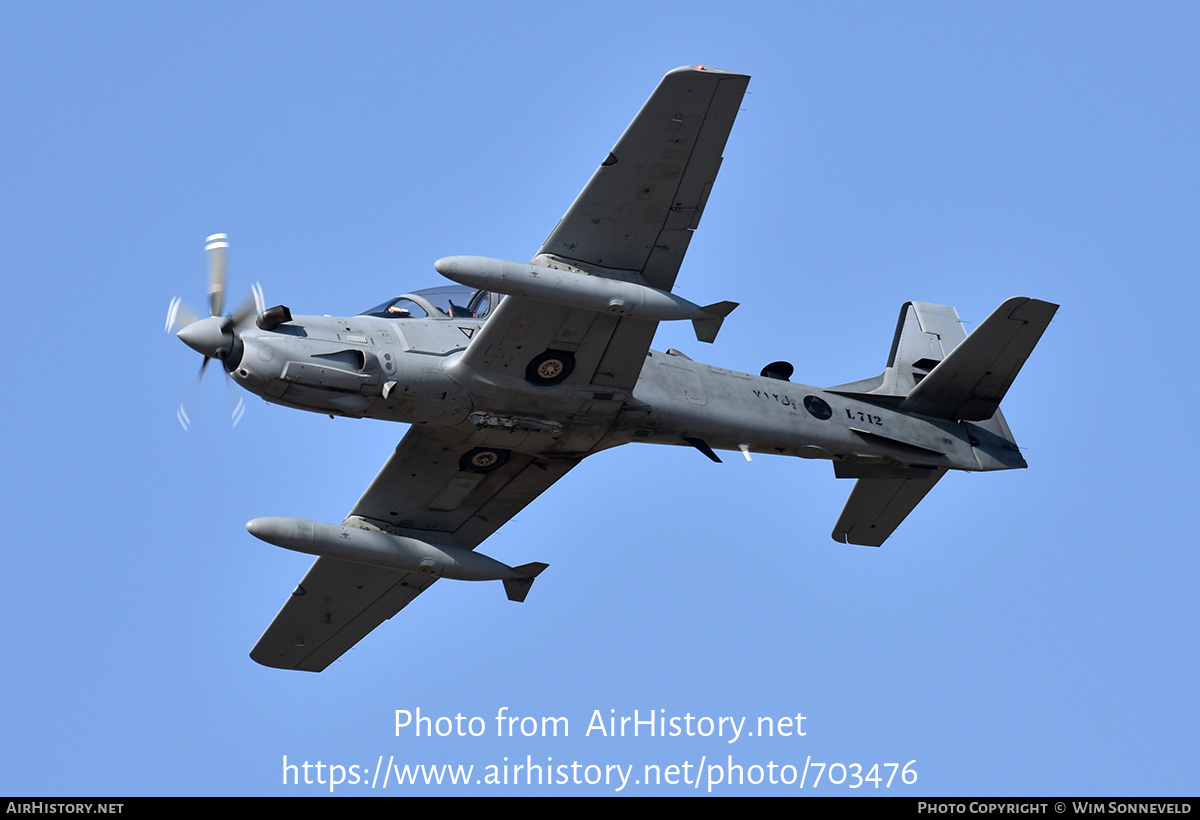 Aircraft Photo of L712 | Embraer A-29B Super Tucano | Lebanon - Air Force | AirHistory.net #703476