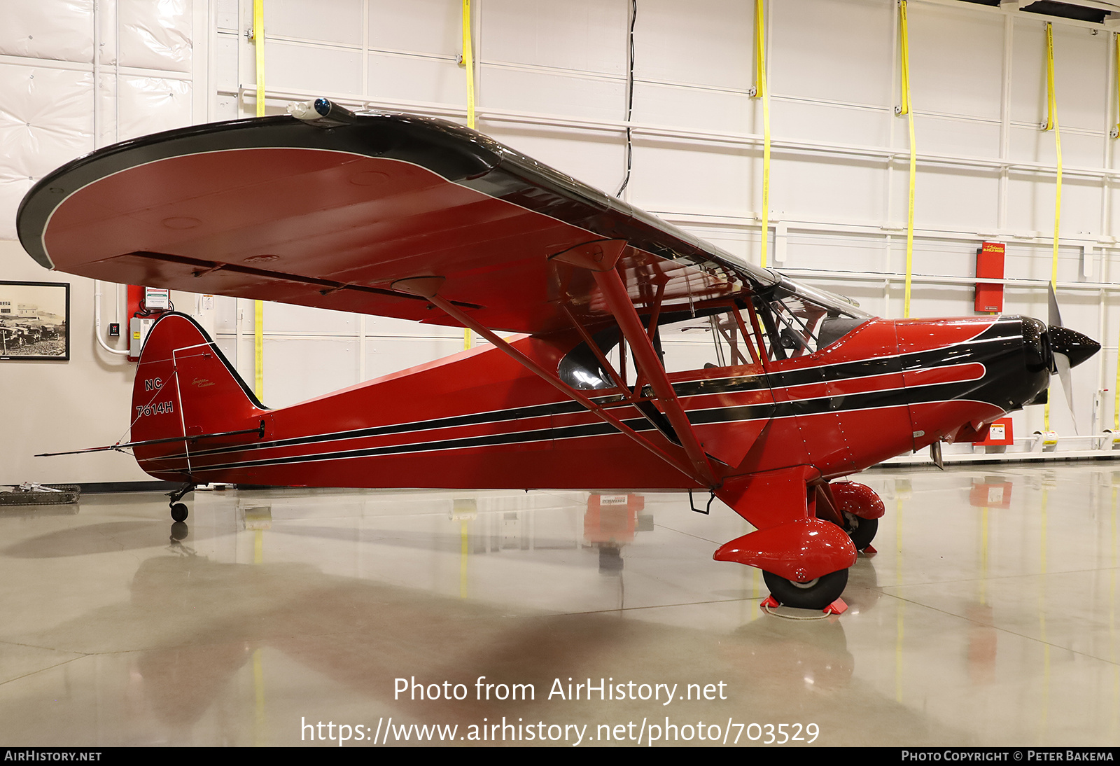 Aircraft Photo of N7614H / NC7614H | Piper PA-12 Super Cruiser | AirHistory.net #703529