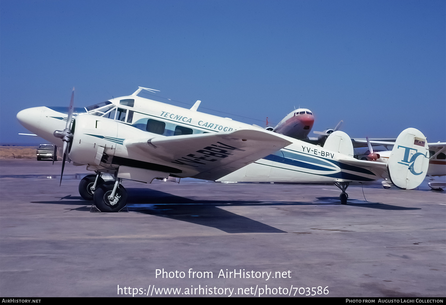 Aircraft Photo of YV-E-BPV | Beech E18S | Técnica Cartográfica | AirHistory.net #703586