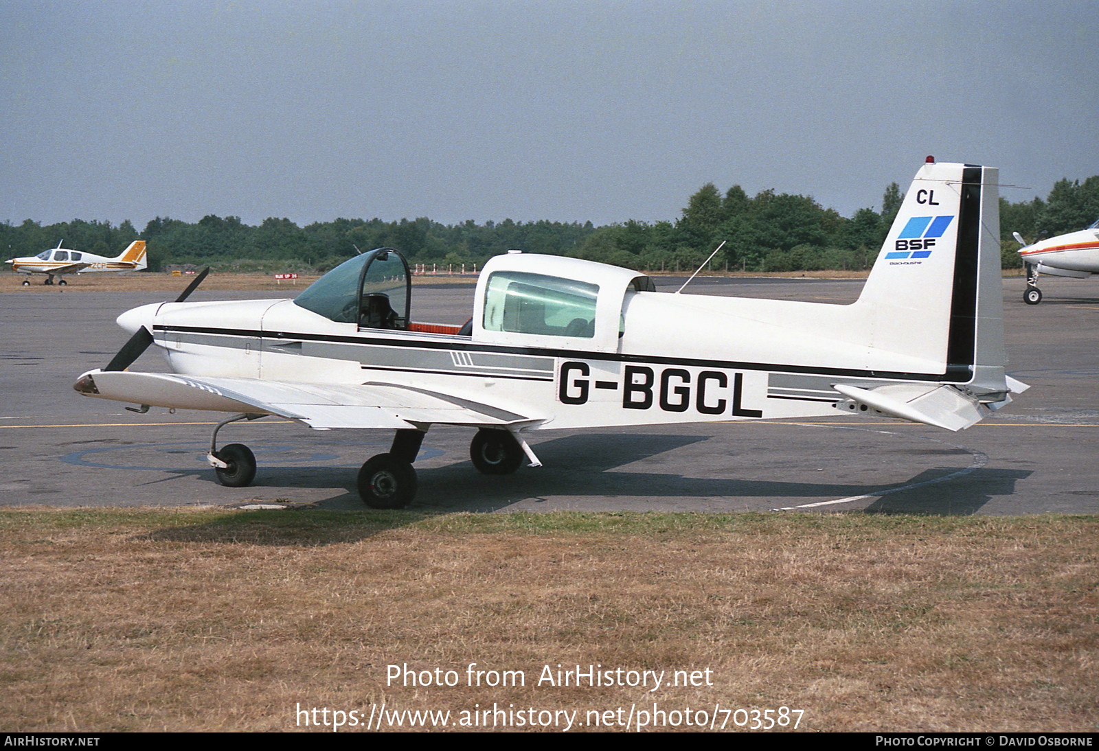 Aircraft Photo of G-BGCL | Gulfstream American AA-5A Cheetah | BSF - Blackbushe School of Flying | AirHistory.net #703587