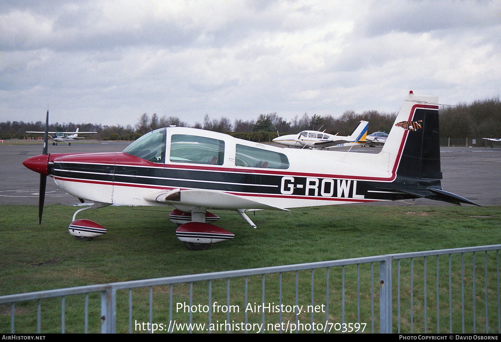 Aircraft Photo of G-ROWL | Grumman American AA-5B Tiger | AirHistory.net #703597