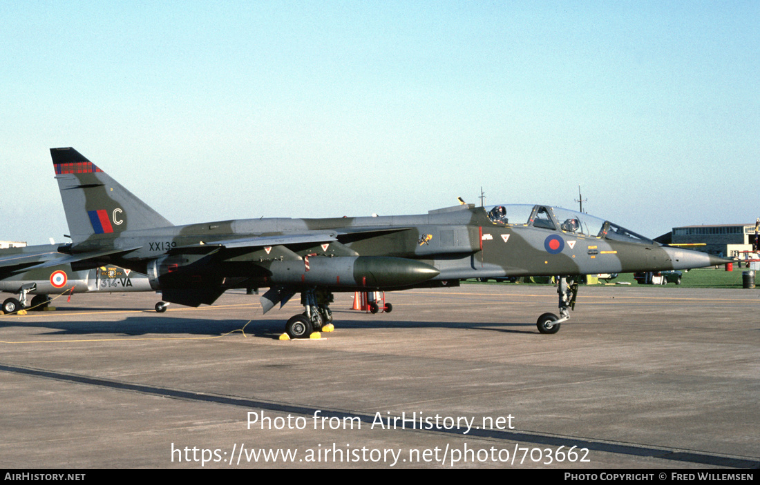 Aircraft Photo of XX139 | Sepecat Jaguar T2 | UK - Air Force | AirHistory.net #703662