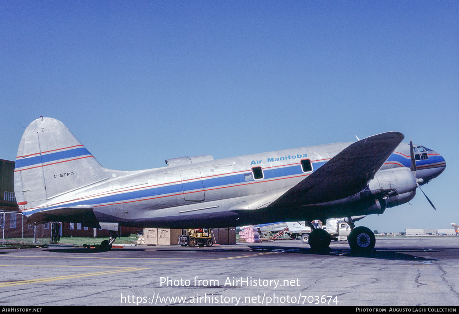 Aircraft Photo of C-GTPO | Curtiss C-46F Commando | Air Manitoba | AirHistory.net #703674