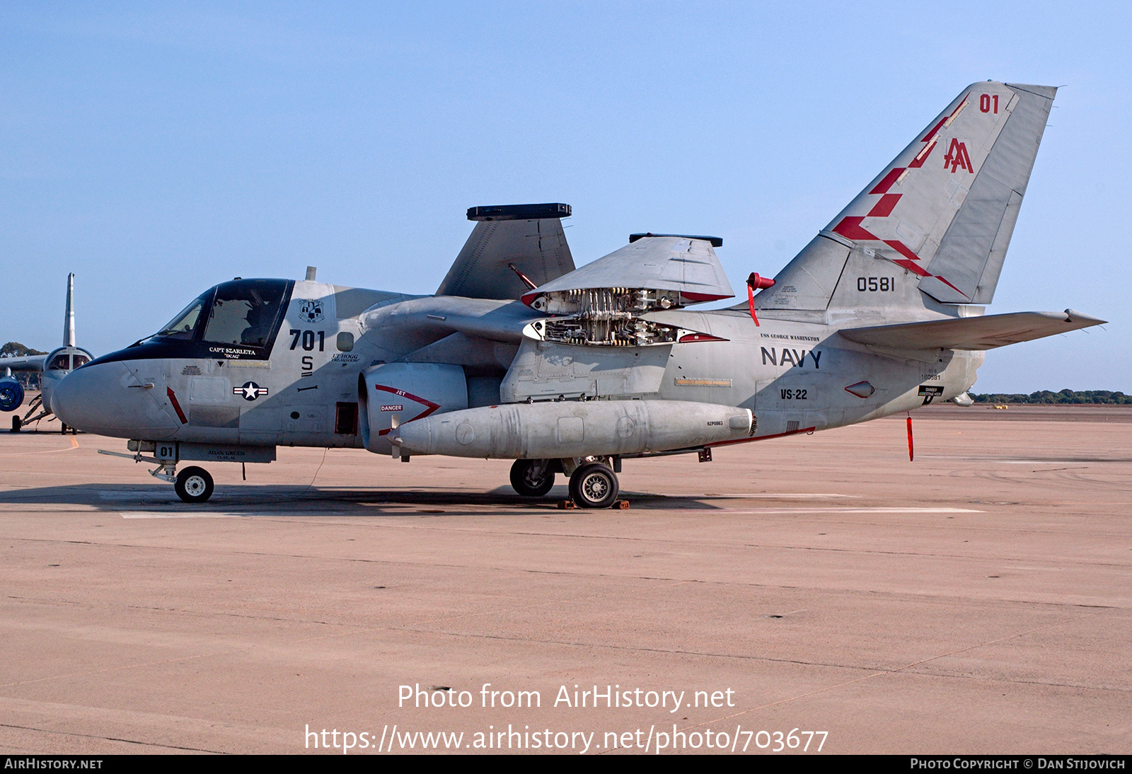 Aircraft Photo of 160581 / 0581 | Lockheed S-3B Viking | USA - Navy | AirHistory.net #703677