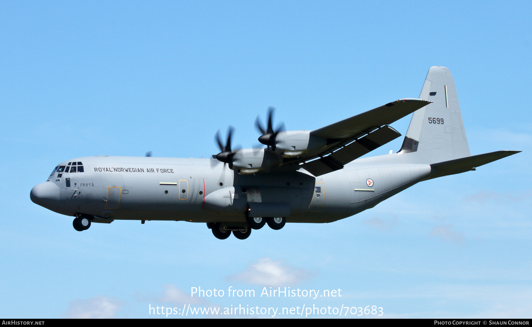 Aircraft Photo of 5699 | Lockheed Martin C-130J-30 Hercules | Norway - Air Force | AirHistory.net #703683