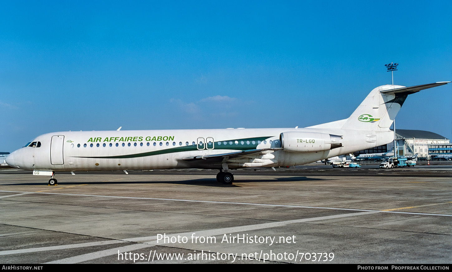 Aircraft Photo of TR-LGQ | Fokker 100 (F28-0100) | Air Affaires Gabon - 2AG | AirHistory.net #703739