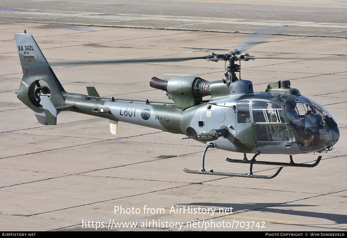 Aircraft Photo of L801 | Aerospatiale SA-342L Gazelle | Lebanon - Air Force | AirHistory.net #703742