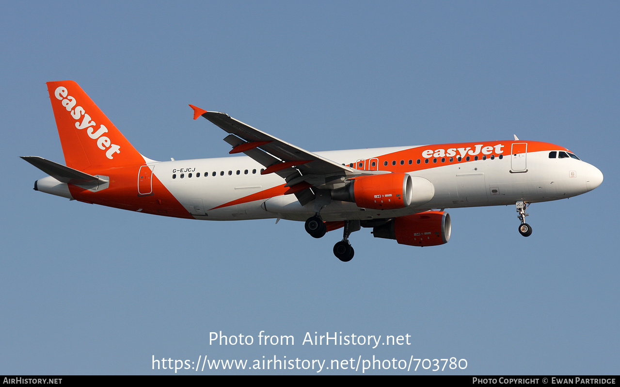 Aircraft Photo of G-EJCJ | Airbus A320-214 | EasyJet | AirHistory.net #703780