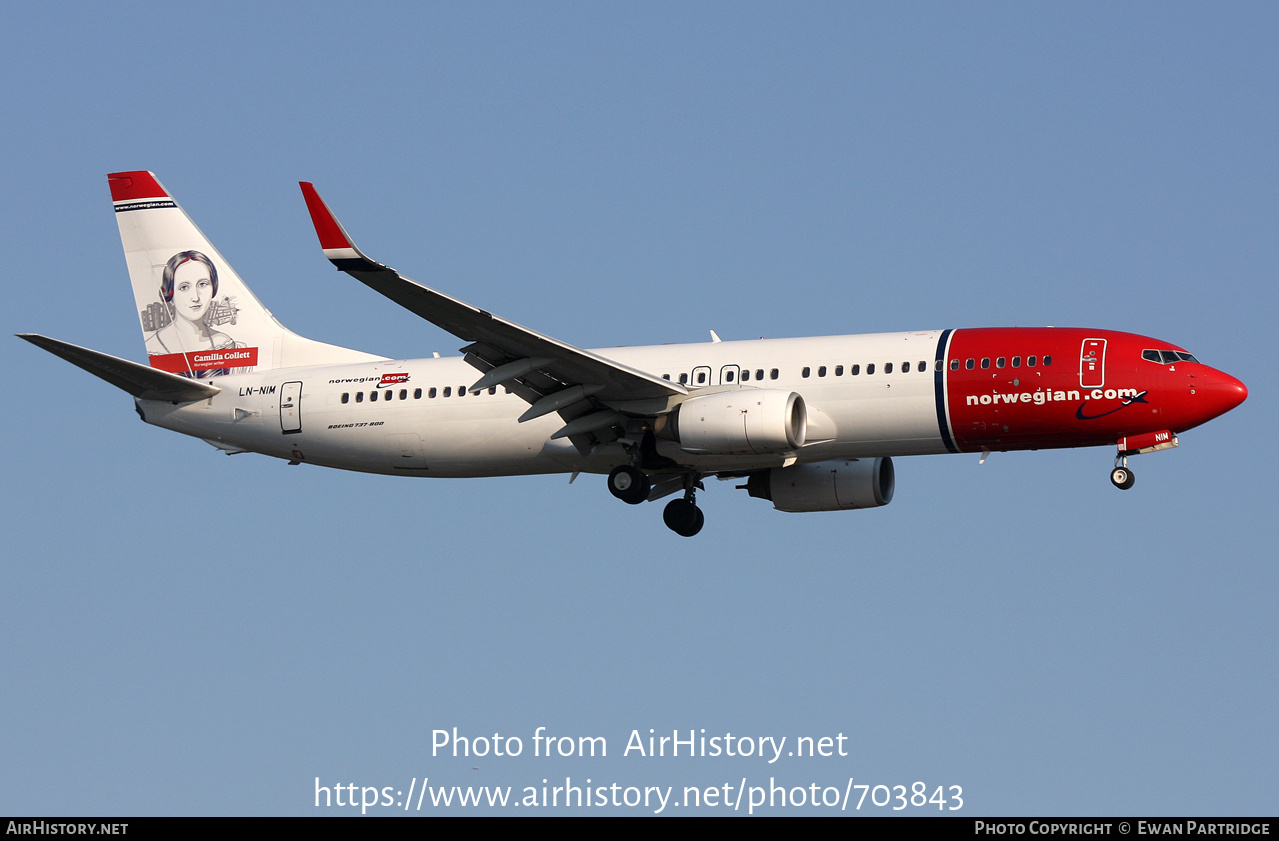 Aircraft Photo of LN-NIM | Boeing 737-8KN | Norwegian | AirHistory.net #703843