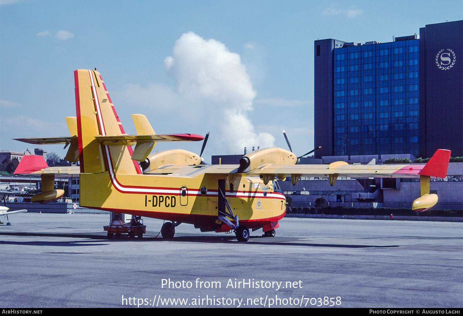 Aircraft Photo of I-DPCD | Canadair CL-415 (CL-215-6B11) | SISAM - Società Italiana Servizi Aerei Mediterranei | AirHistory.net #703858