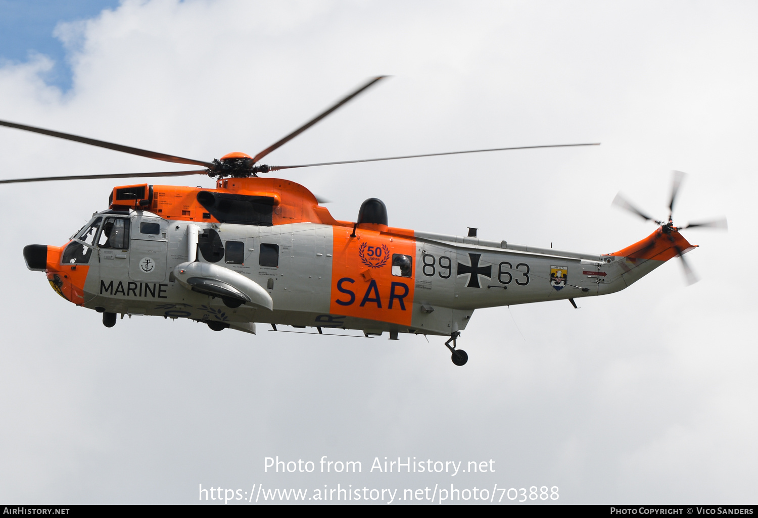 Aircraft Photo of 8963 | Westland WS-61 Sea King Mk41 | Germany - Navy | AirHistory.net #703888