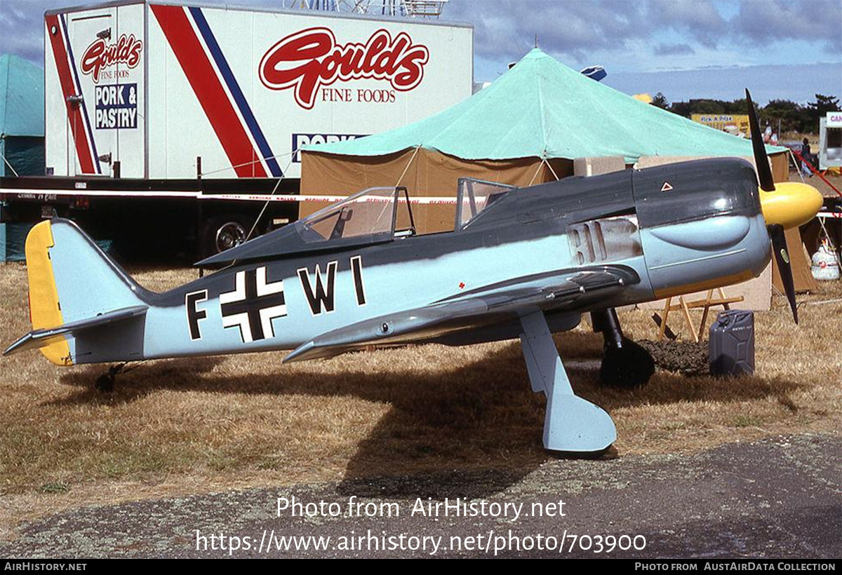 Aircraft Photo of ZK-FWI / FWI | WAR Focke-Wulf 190 | Germany - Air Force | AirHistory.net #703900