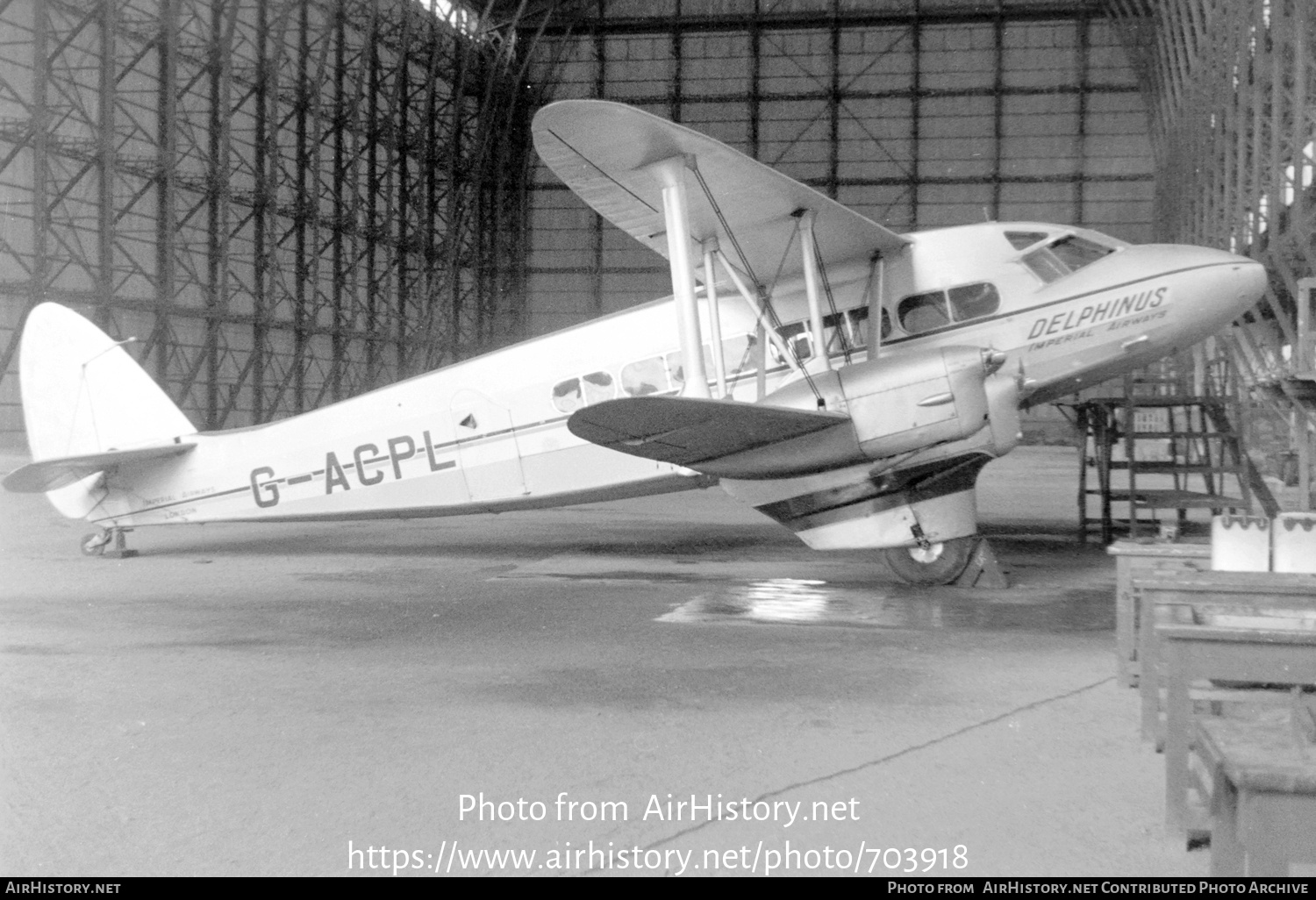 Aircraft Photo of G-ACPL | De Havilland D.H. 86 Express | Imperial Airways | AirHistory.net #703918