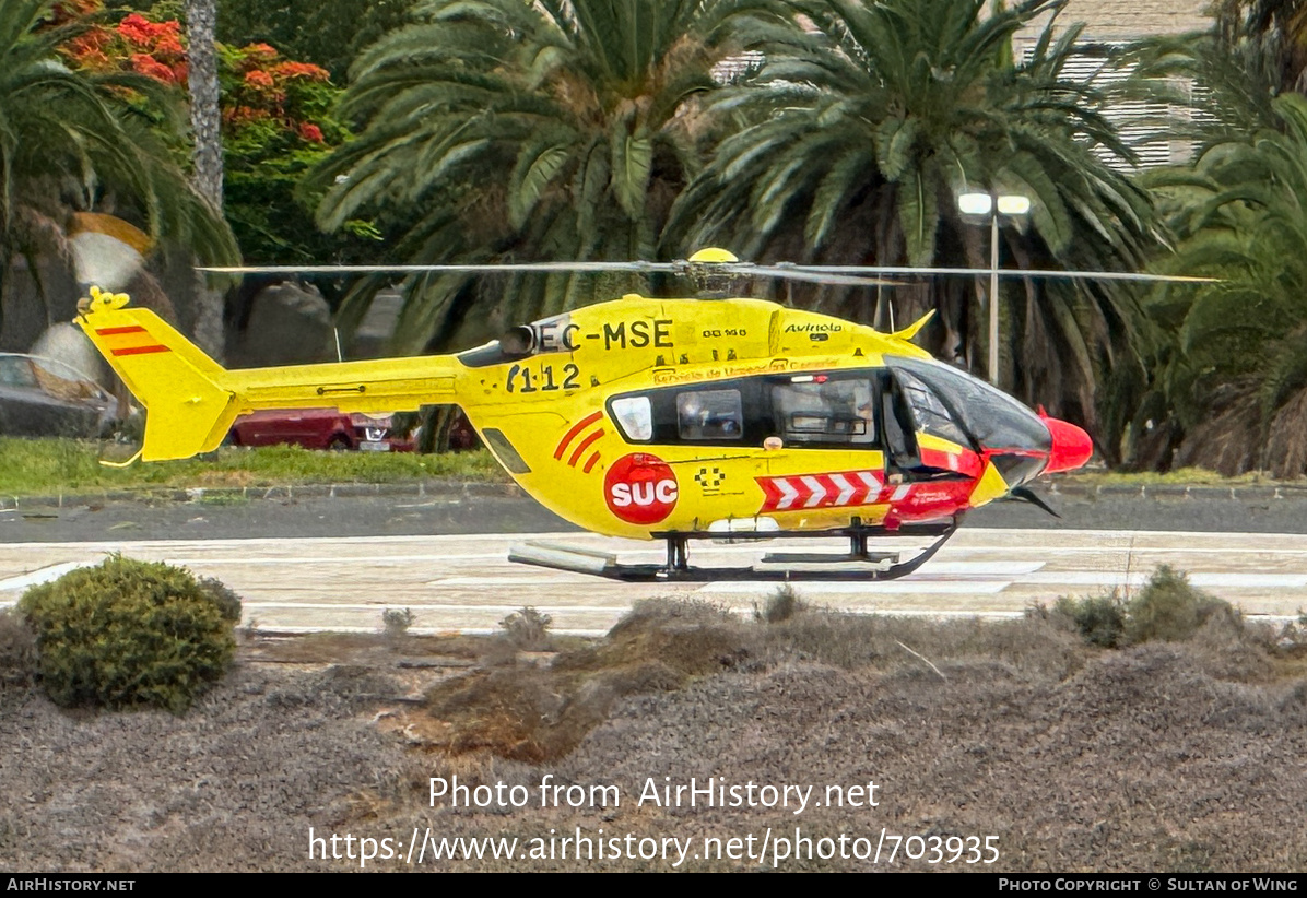 Aircraft Photo of EC-MSE | Eurocopter-Kawasaki BK-117/EC-145 | Servicio de Urgencias Canario - SUC | AirHistory.net #703935