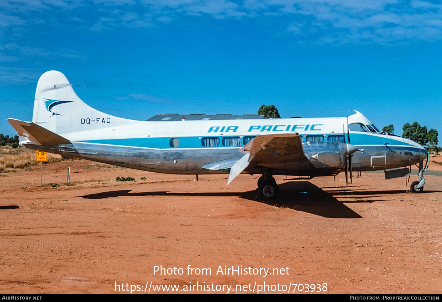 Aircraft Photo of DQ-FAC | De Havilland D.H. 114 Heron 2E | Air Pacific | AirHistory.net #703938