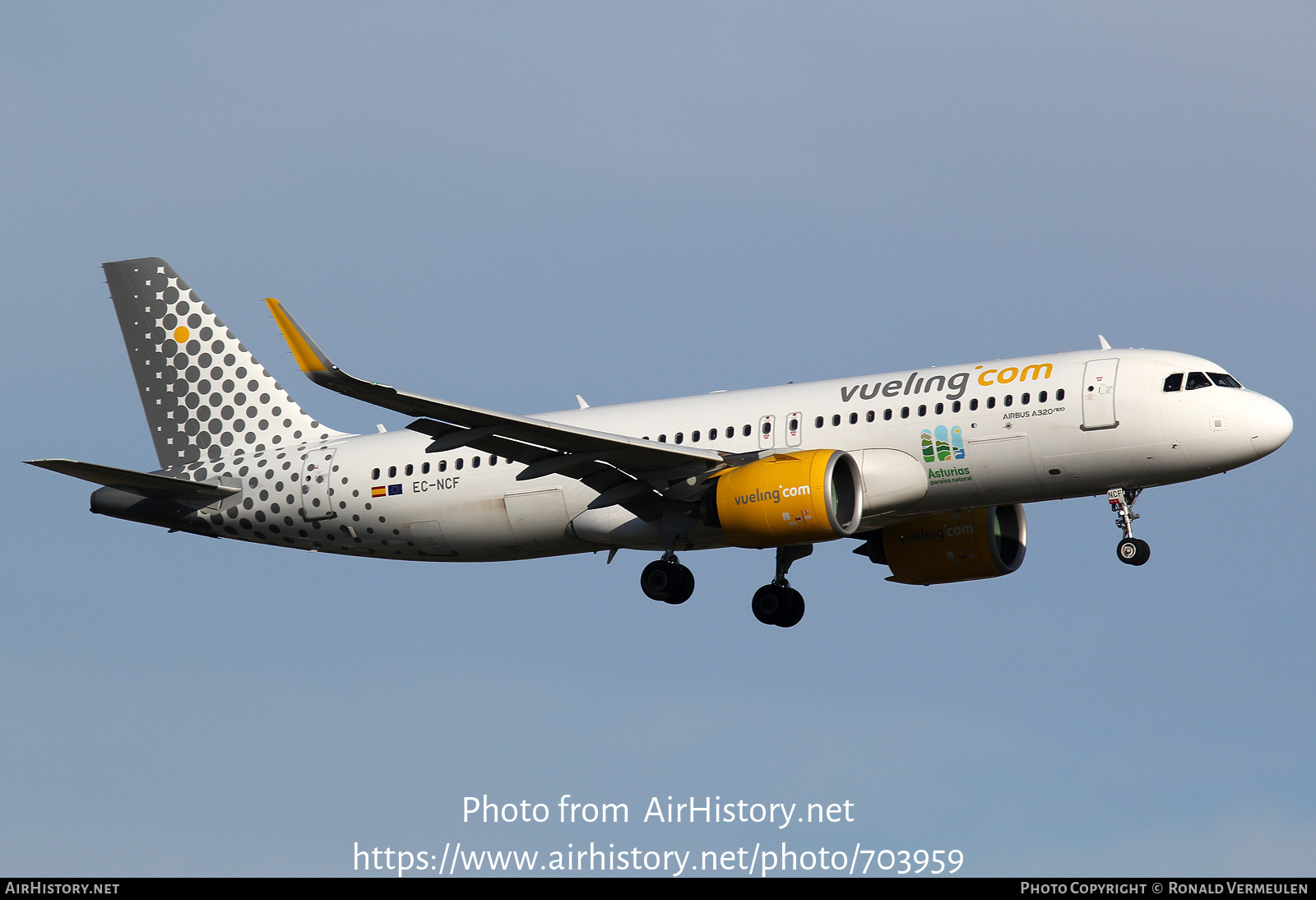 Aircraft Photo of EC-NCF | Airbus A320-271N | Vueling Airlines | AirHistory.net #703959