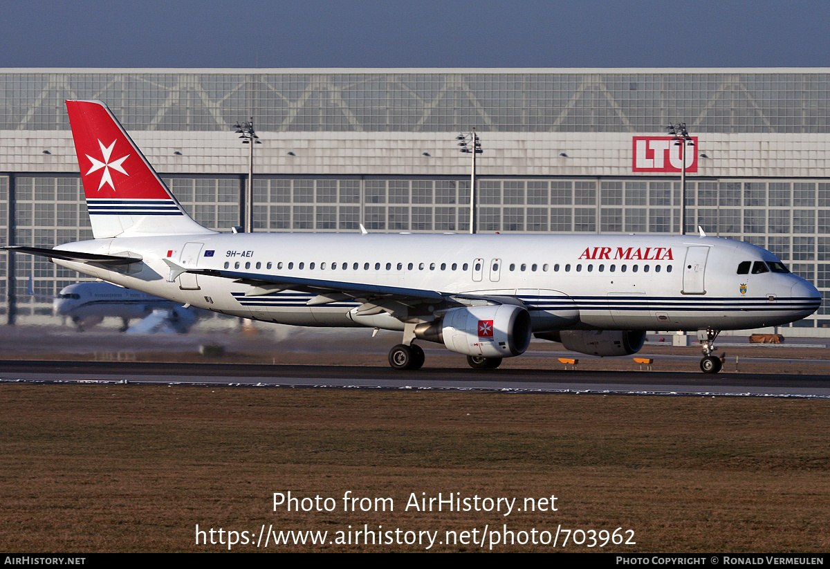 Aircraft Photo of 9H-AEI | Airbus A320-214 | Air Malta | AirHistory.net #703962