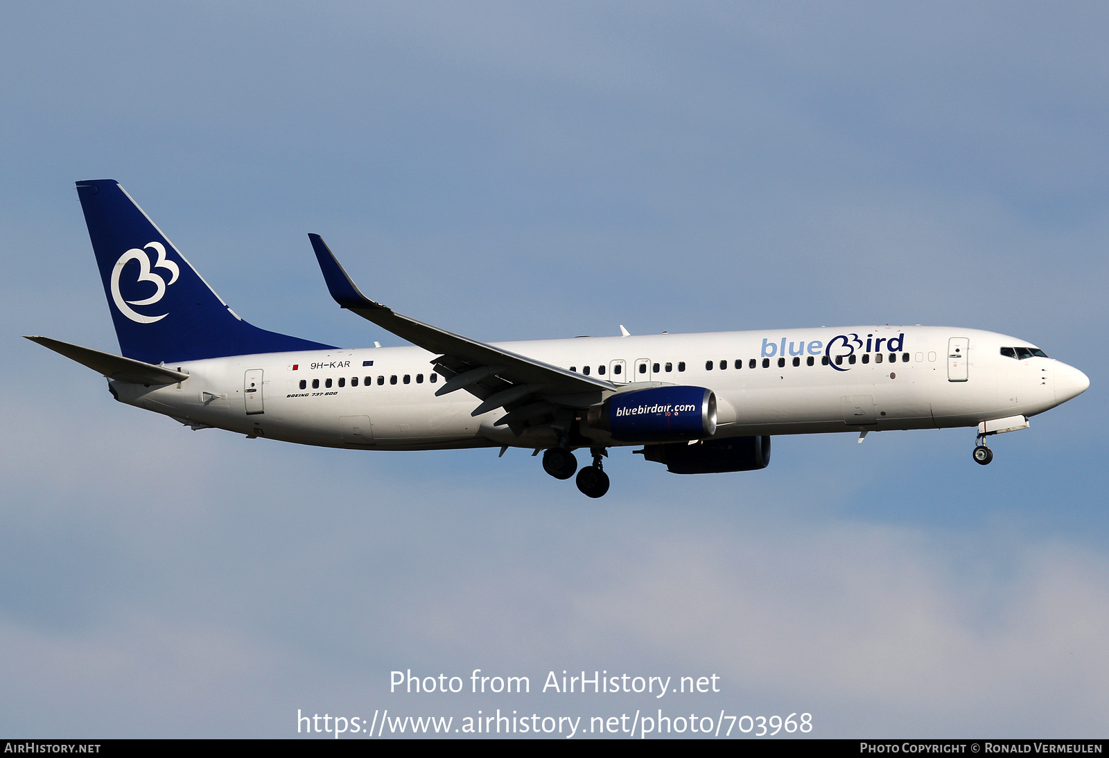 Aircraft Photo of 9H-KAR | Boeing 737-86J | BlueBird Airways | AirHistory.net #703968