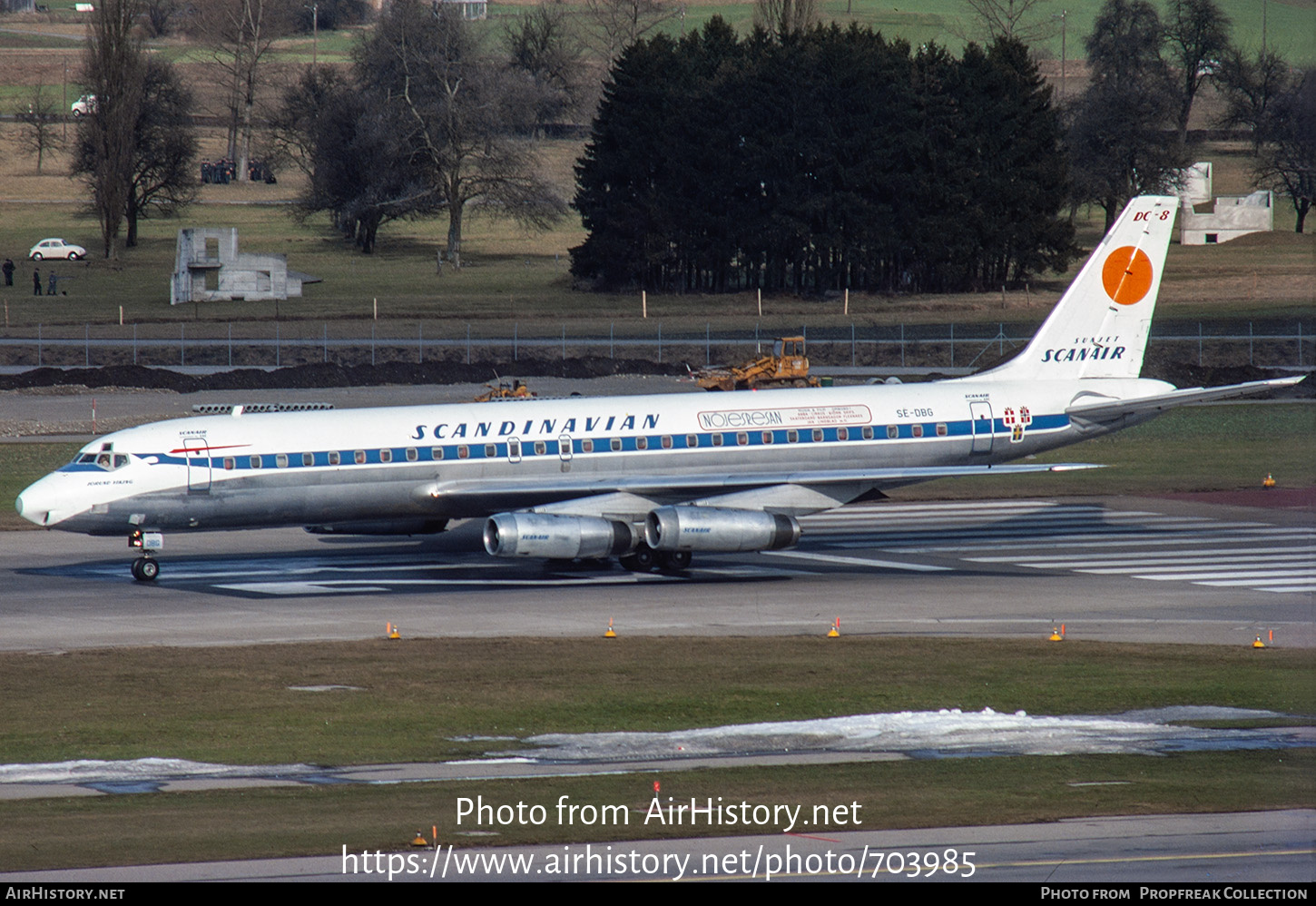 Aircraft Photo of SE-DBG | McDonnell Douglas DC-8-62 | Scandinavian Airlines - SAS | AirHistory.net #703985