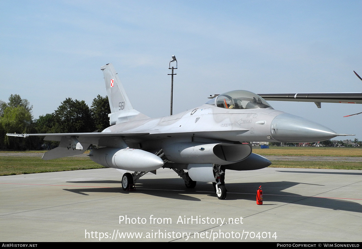 Aircraft Photo of 561 | General Dynamics F-16A Fighting Falcon | Poland - Air Force | AirHistory.net #704014