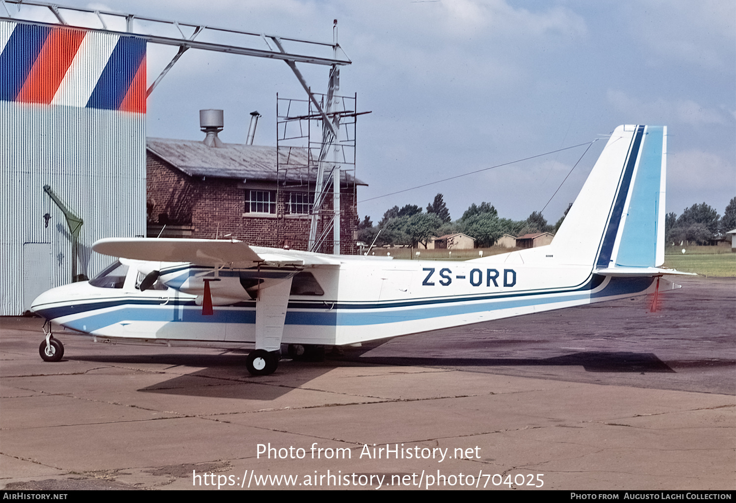 Aircraft Photo of ZS-ORD | Britten-Norman BN-2A-21 Islander | AirHistory.net #704025