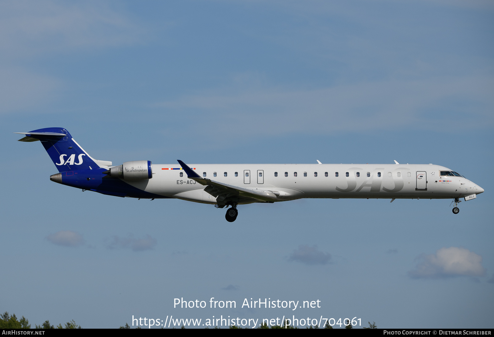 Aircraft Photo of ES-ACJ | Bombardier CRJ-900LR (CL-600-2D24) | Scandinavian Airlines - SAS | AirHistory.net #704061