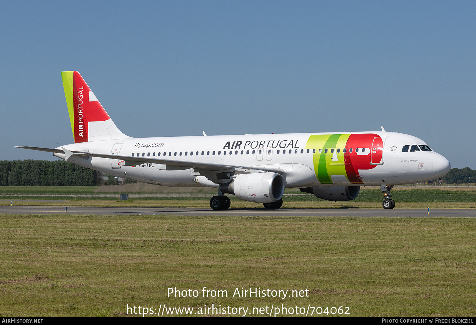 Aircraft Photo of CS-TNL | Airbus A320-214 | TAP Air Portugal | AirHistory.net #704062