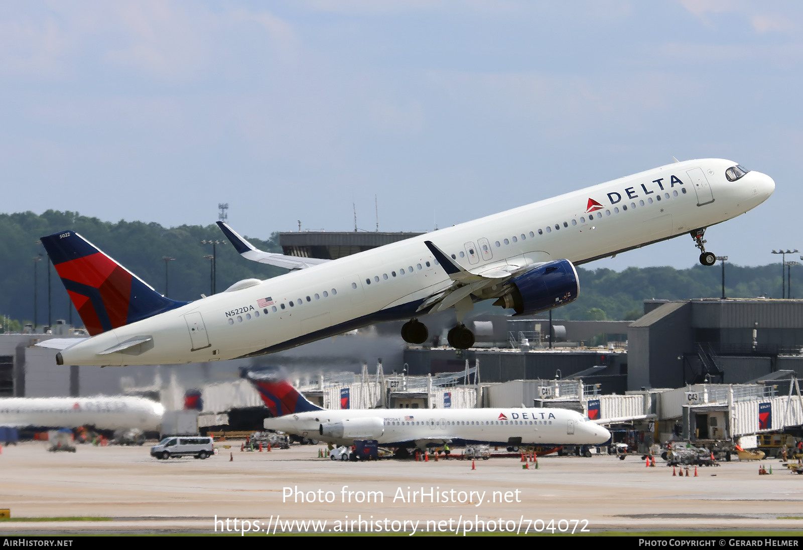 Aircraft Photo of N522DA | Airbus A321-271NX | Delta Air Lines | AirHistory.net #704072