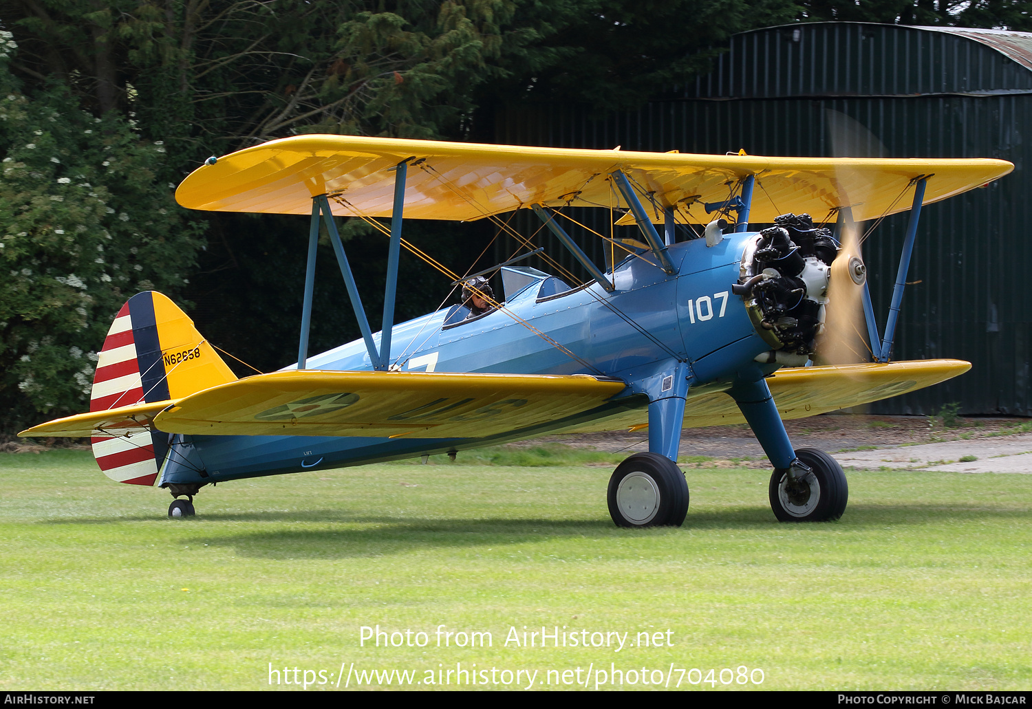 Aircraft Photo of N62658 | Boeing PT-17 Kaydet (A75N1) | USA - Army | AirHistory.net #704080