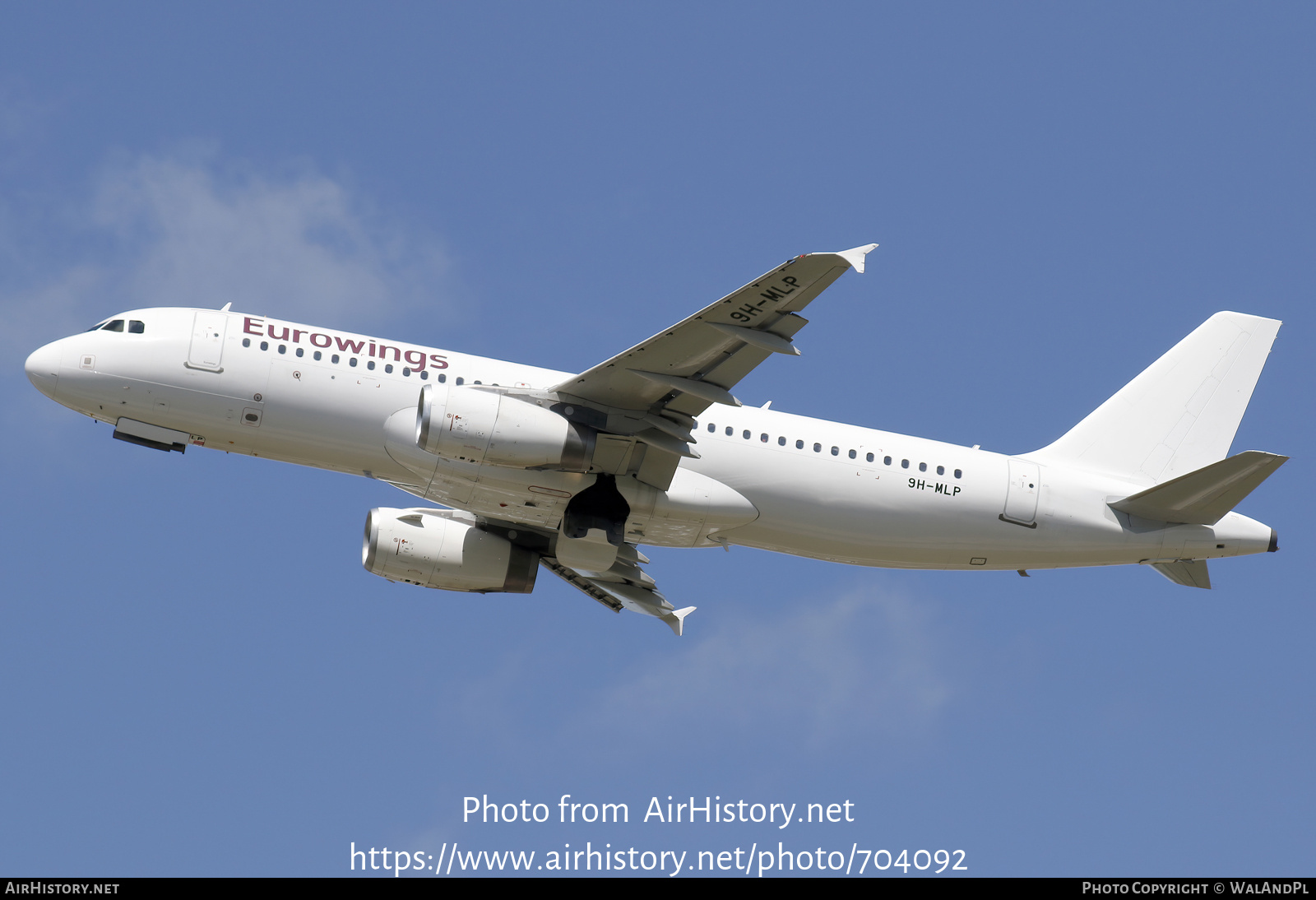 Aircraft Photo of 9H-MLP | Airbus A320-232 | Eurowings | AirHistory.net #704092