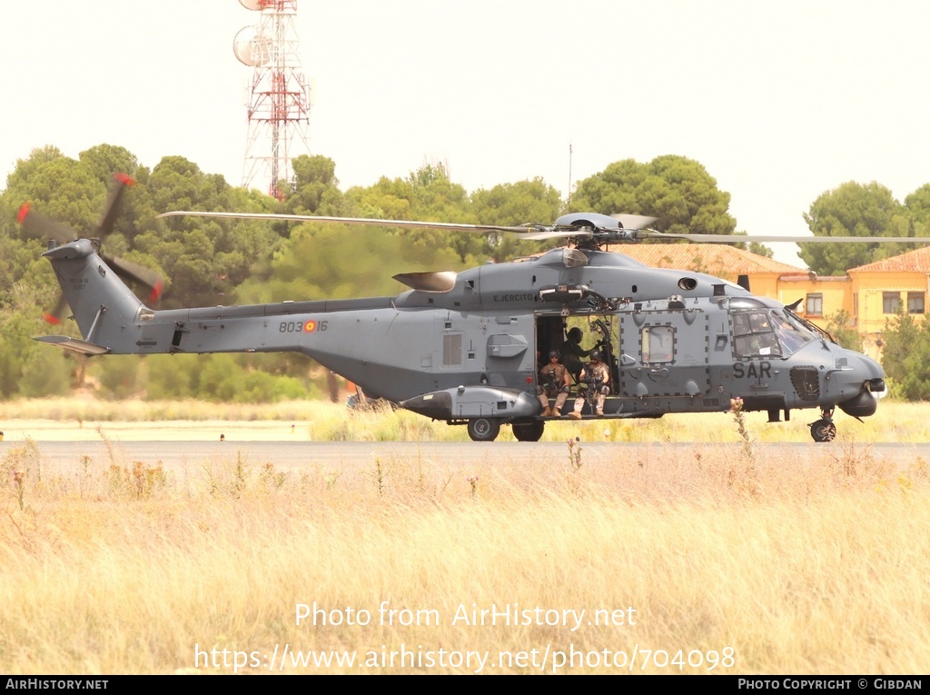 Aircraft Photo of HD.29-16 / 10227 | NHI NH90 TTH | Spain - Air Force | AirHistory.net #704098