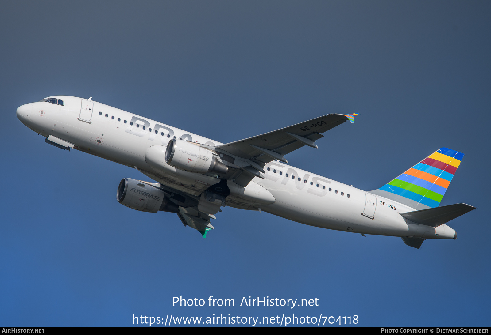 Aircraft Photo of SE-RGG | Airbus A320-214 | Braathens International Airways | AirHistory.net #704118