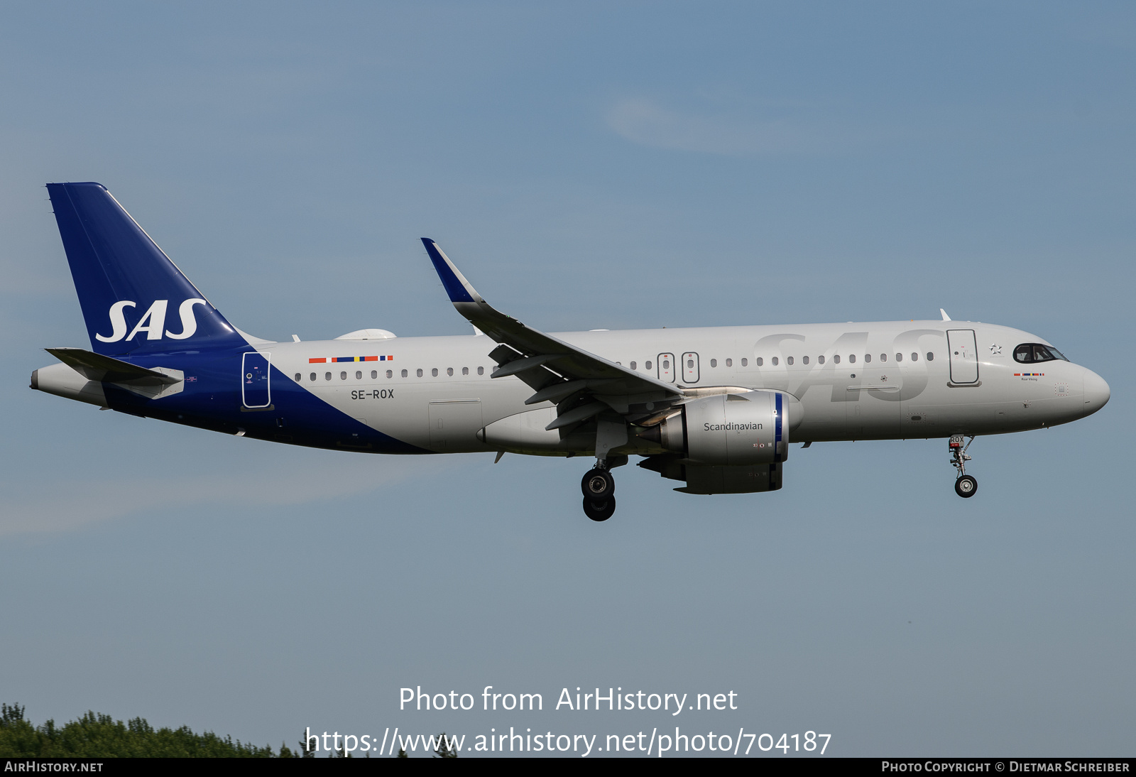 Aircraft Photo of SE-ROX | Airbus A320-251N | Scandinavian Airlines - SAS | AirHistory.net #704187