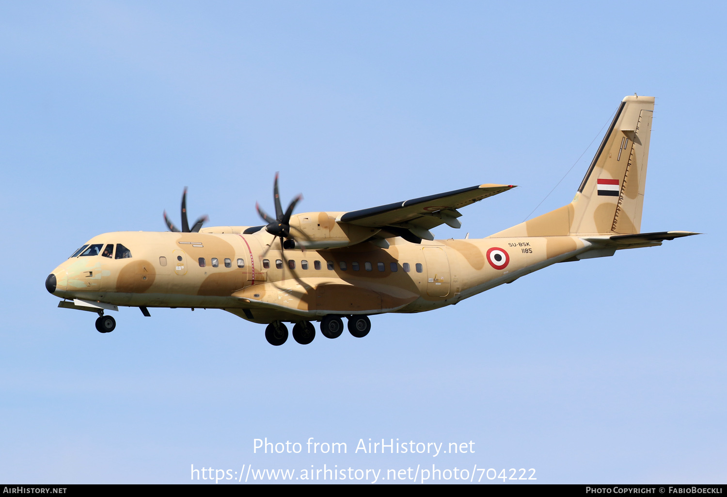 Aircraft Photo of 1185 / SU-BSK | CASA C295M | Egypt - Air Force | AirHistory.net #704222